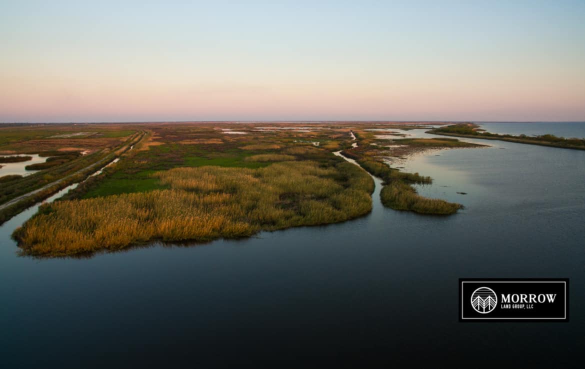 Private duck hunting marsh for sale in Louisiana