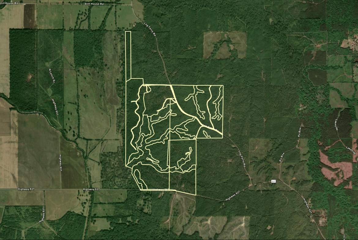 Wardview Bluff Aerial Map