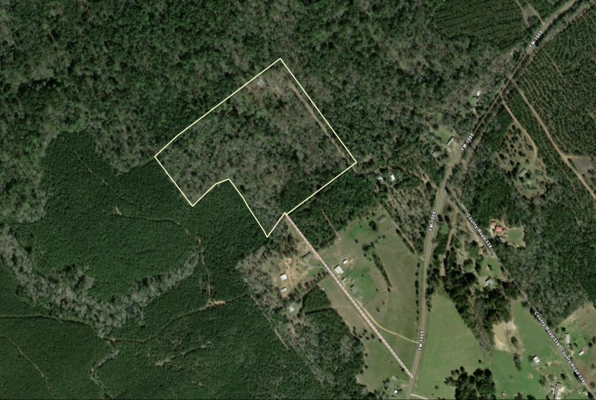 White Oak Ridge in Jasper County, TX