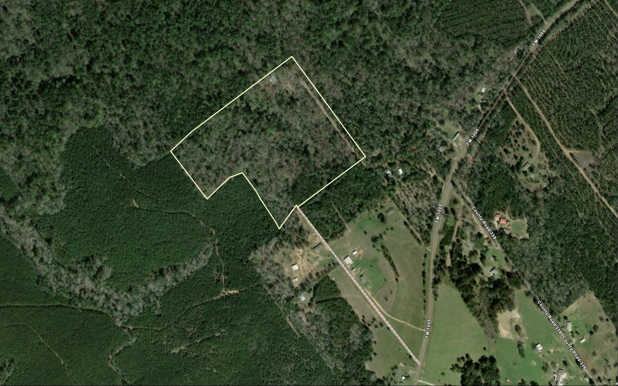 White Oak Ridge in Jasper County, TX