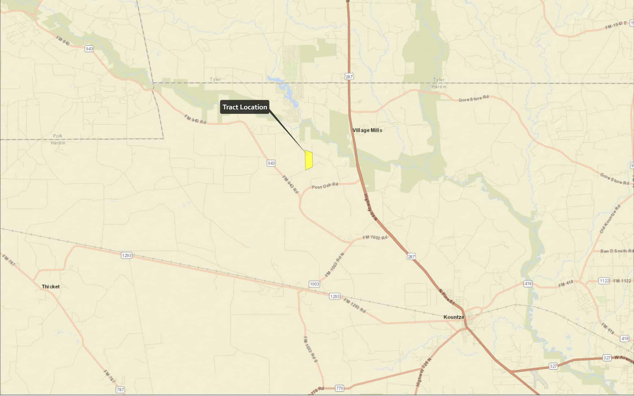 Holland Road Hideout - Land for sale in Hardin County, TX