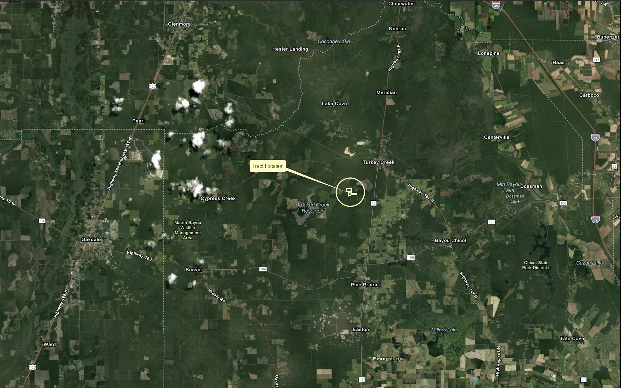 Land for sale near Turkey Creek, LA in Evangeline Parish