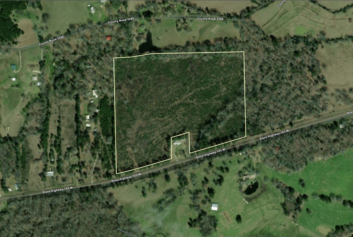 Hwy 103 - 36.93 Acres of land for sale in San Augustine County, TX